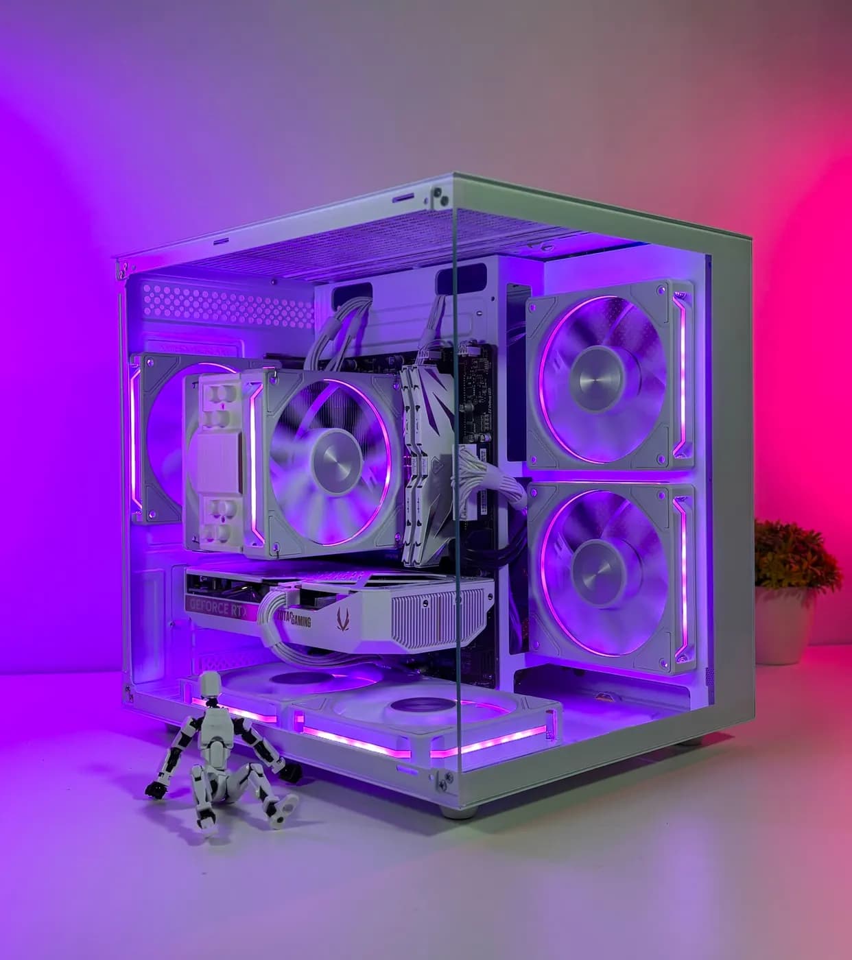 Core i3 14100F · Zotac RTX 5050 White